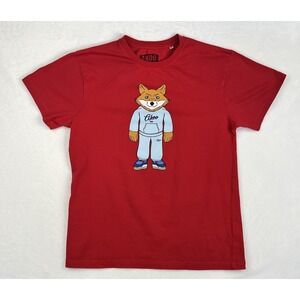 Akoo Men's Fox T-shirt Short Sleeve‎ Red Sz XL